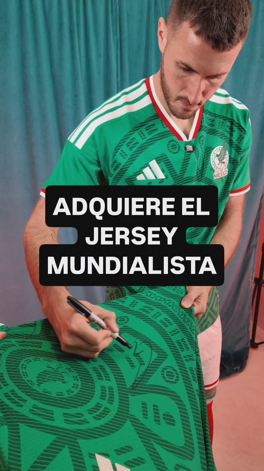 Jersey Firmado por los jugadores de la selección Mexicana